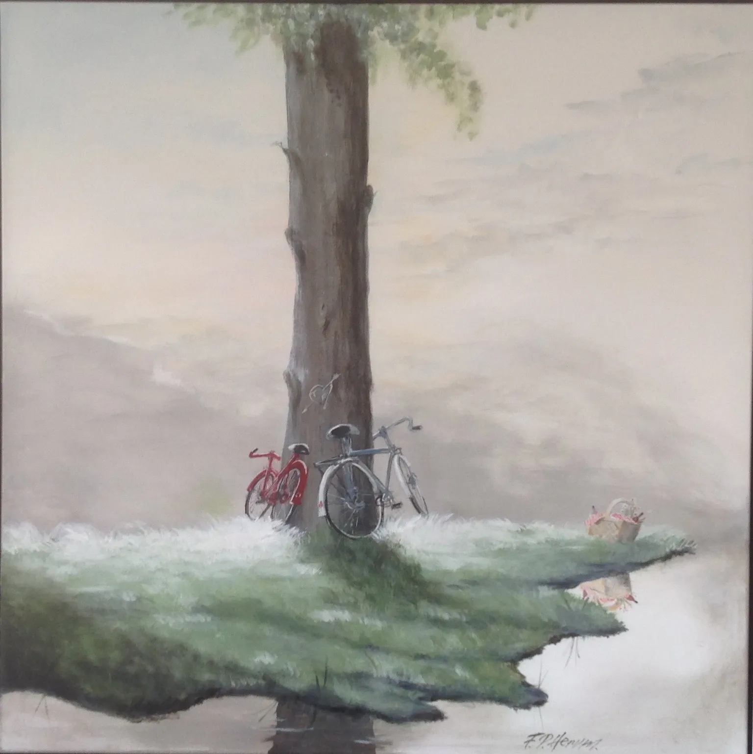 Maleri nr 112 100 cm X 100 cm